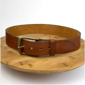 VTG Polo Ralph Lauren Signature Pony Equestrian Leather Belt Size S 28-32"